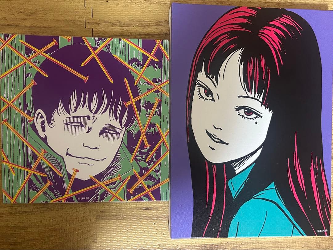 伊藤潤二 アートボード 2点セット 富江 双一 カラーアートボード