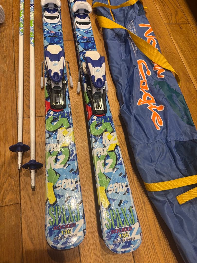 子供　スキーセット　スキー板　136㎝　 靴　23㎝