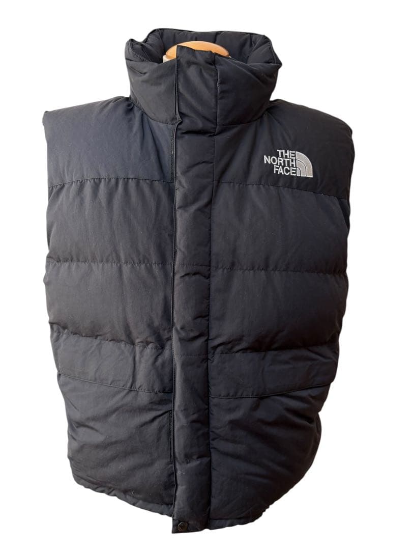 美品 90s ビンテージ ノースフェイス ダウン ベスト XL 黒 xpv