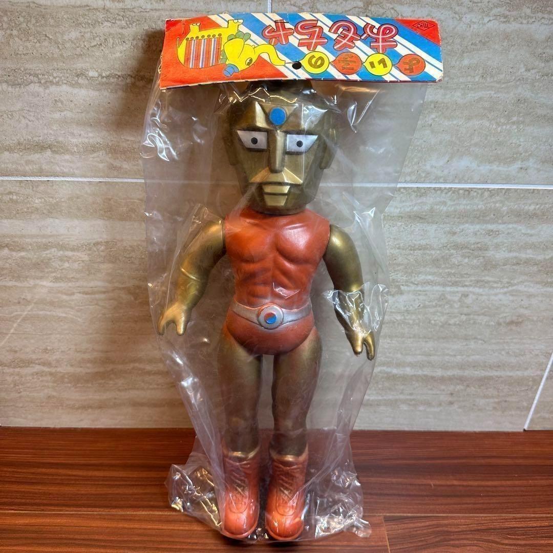 極美品 スペクトルマン パチ ソフビ 新品未使用 当時物 1490