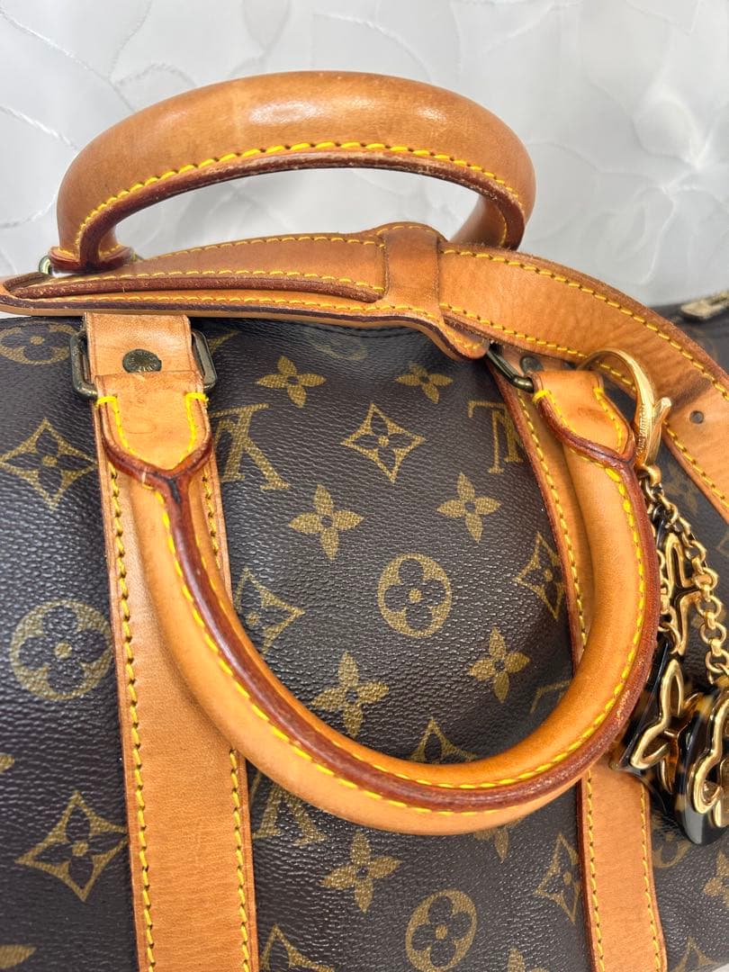 Louis Vuitton ボストンバッグ モノグラムチャーム付き