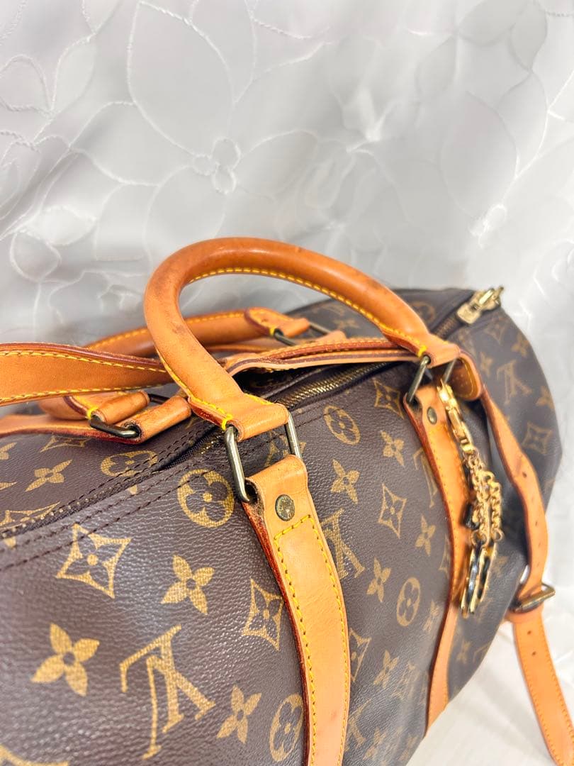 Louis Vuitton ボストンバッグ モノグラムチャーム付き