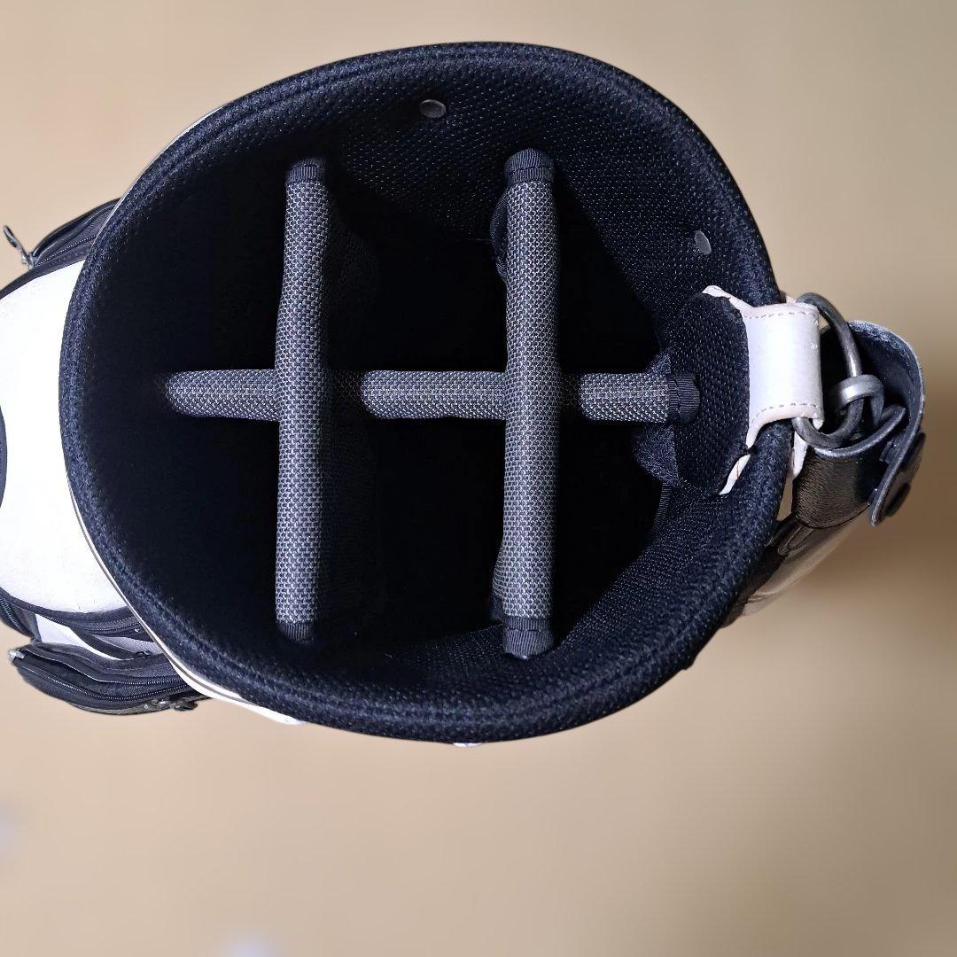 ティゴラゴルフキャディバッグ本格３点式ツアーバック。フード付き。9.5インチ