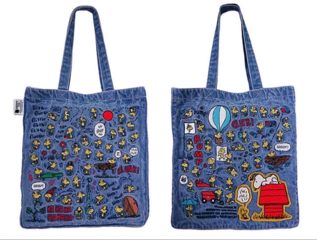 ウッドストックフェア 75周年刺繍デニムバック