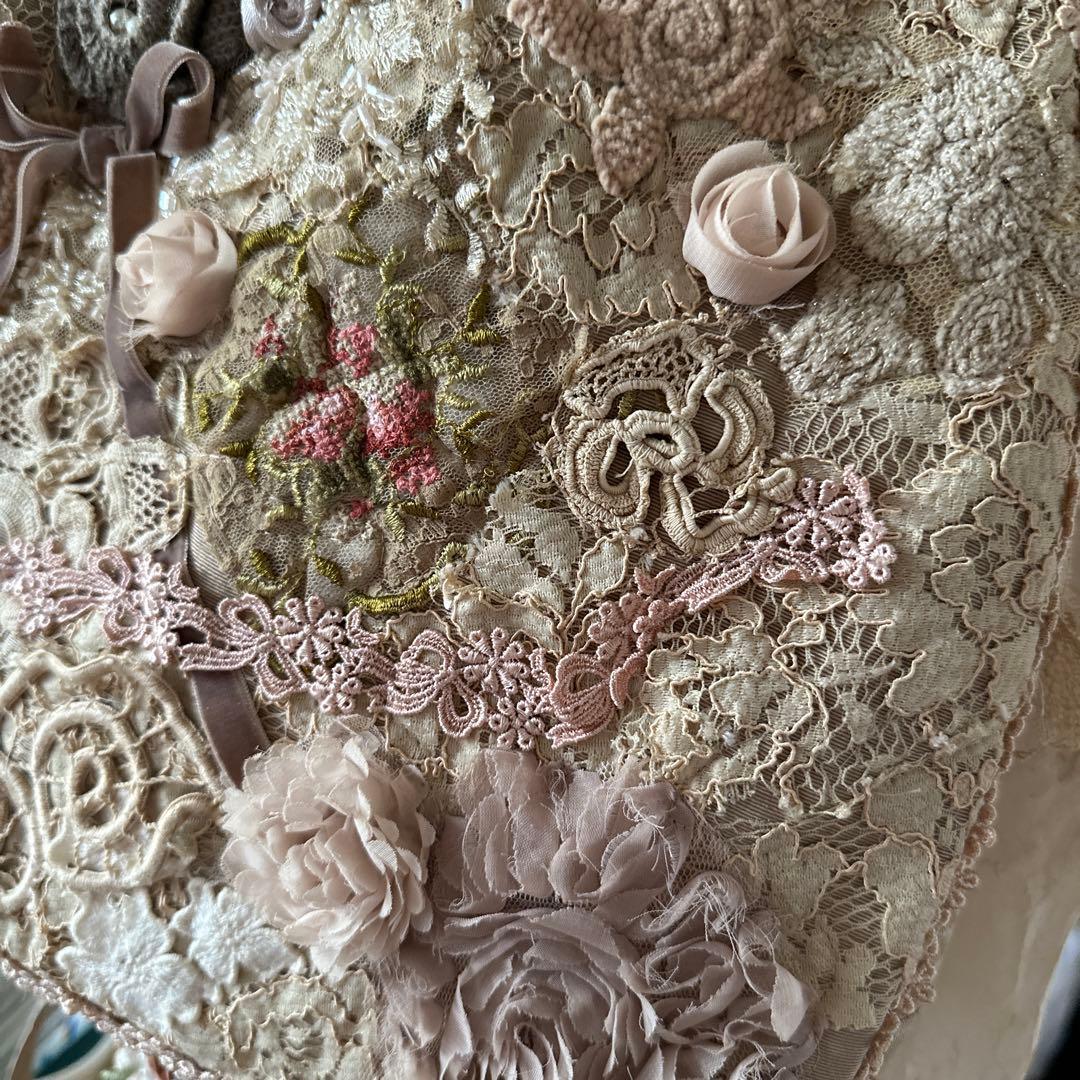 レース飾りのリュック