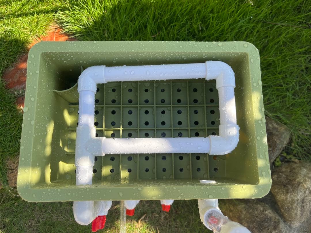 25W水中ポンプ付き　水槽用万能ろ過フィルター 外部式上部濾過装置器アクアリウム