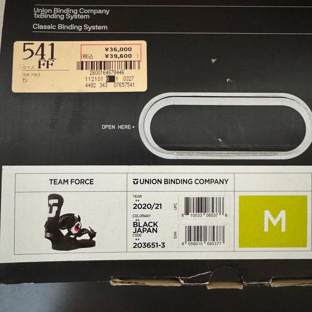 UNION TEAM FORCE M JAPAN 日本限定 ユニオン　フォース