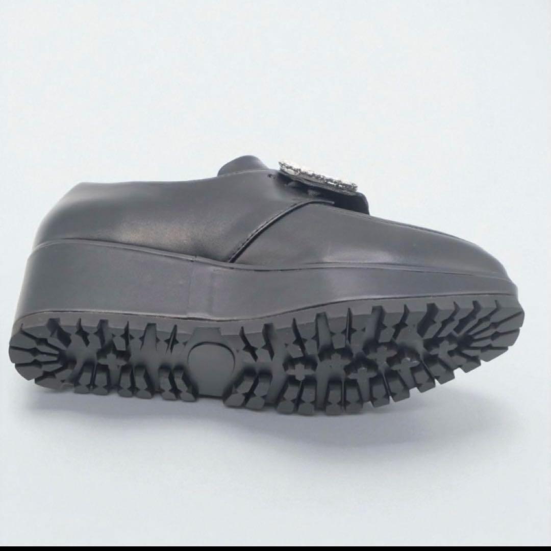 新品　セルフォード　ローファー　厚底　黒　2161