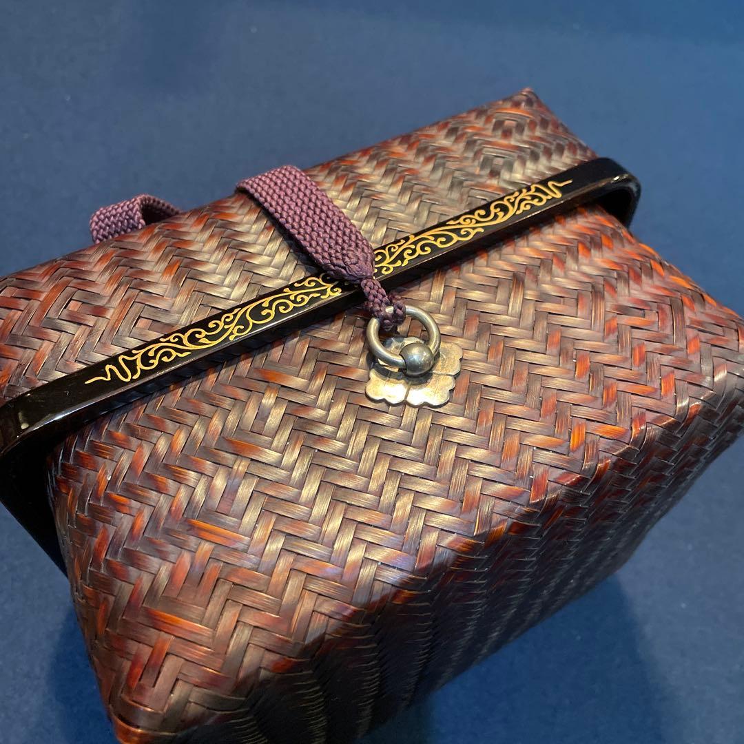 【東 竹園斎】(作)の『御所籠』一式　茶道具　共箱