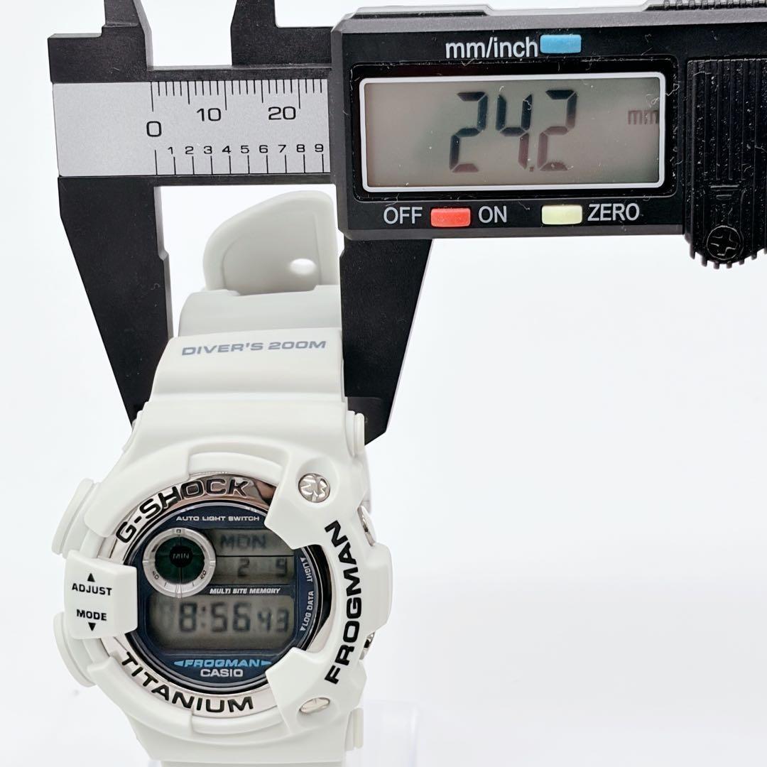 希少 CASIO G-SHOCK フロッグマン DW-9900 ホワイト チタン