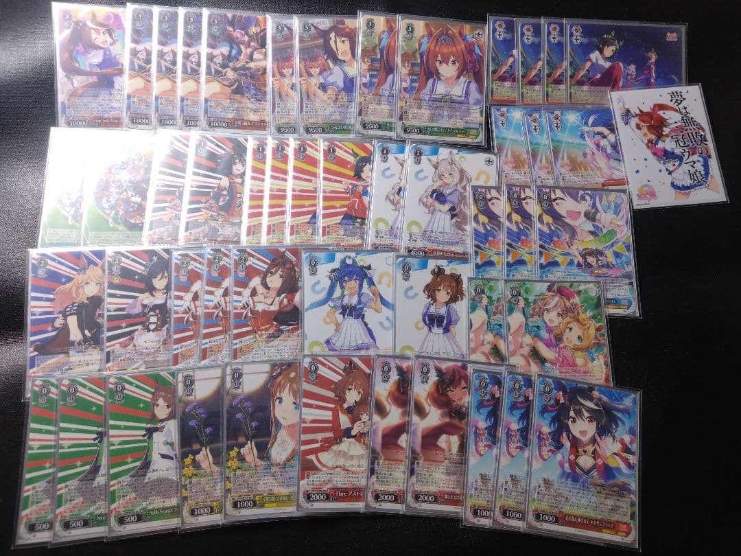 引退品ヴァイスシュヴァルツ ウマ娘デッキ7個+ディズニーデッキ セット
