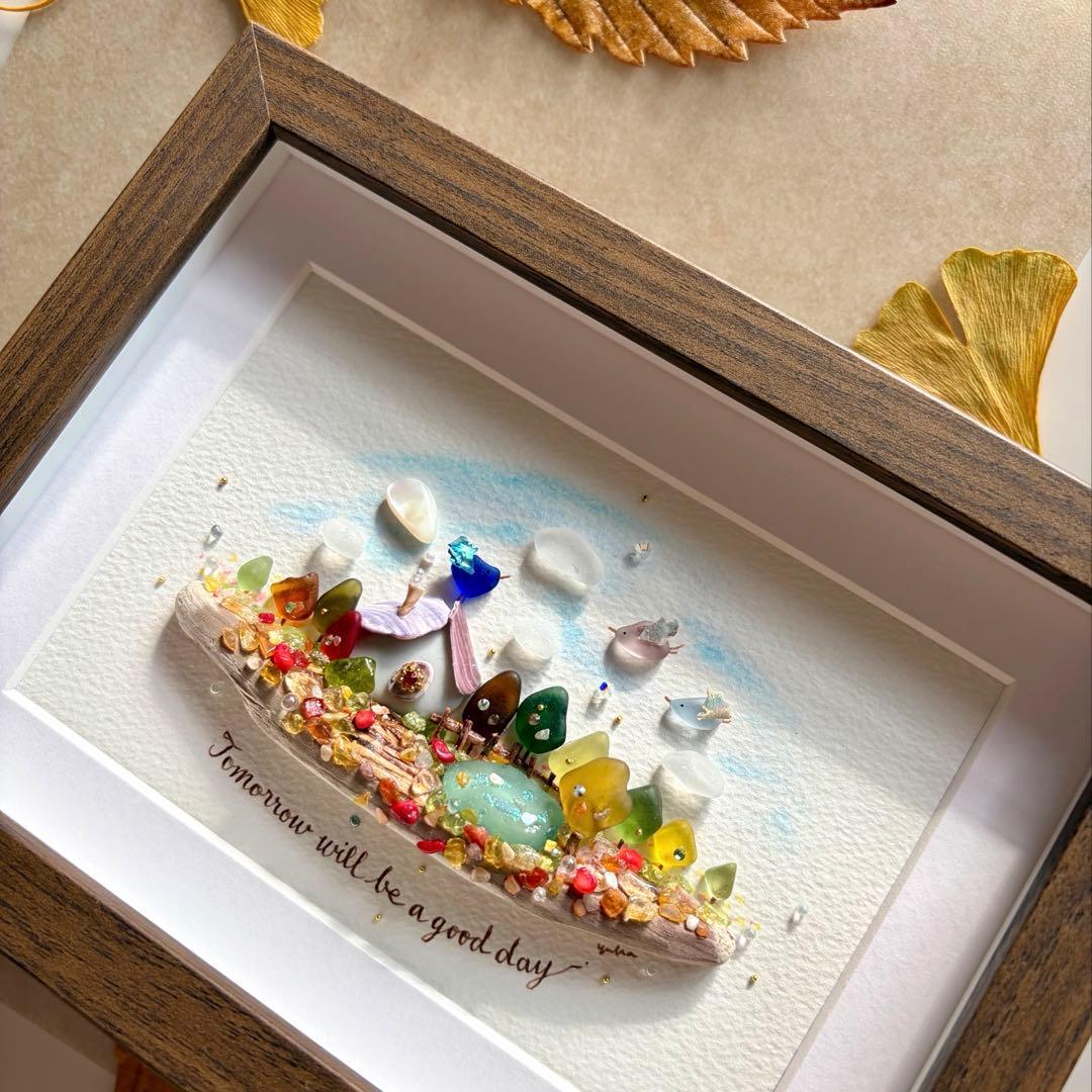 よっち　オーダー受付　シーグラスアート