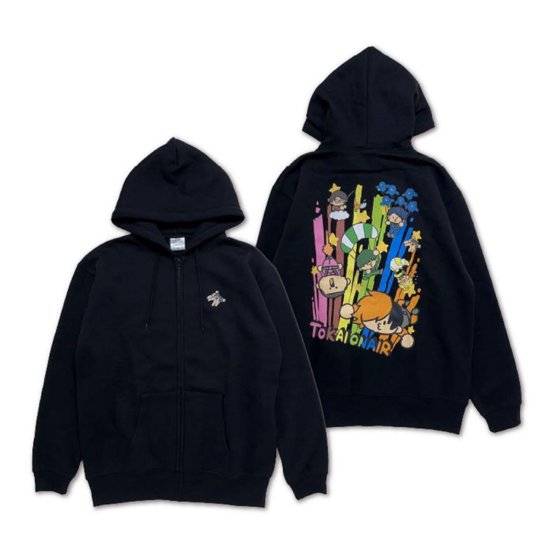 東海オンエア ジップアップパーカー Mサイズ ブラック 有明アリーナ