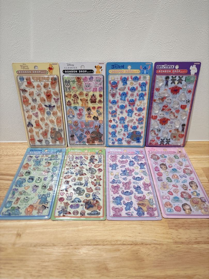 【正規品】ボンボンドロップシール　ディズニー　コンプリート