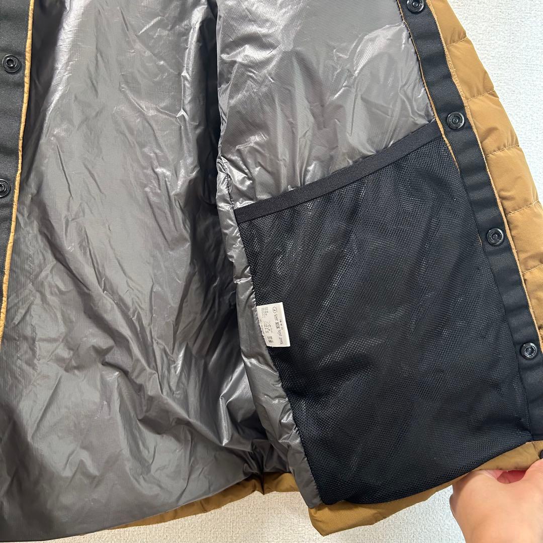 NANGA ナンガ　ホワイトレーベル　ダウンカーディガン　Sサイズ　coyote