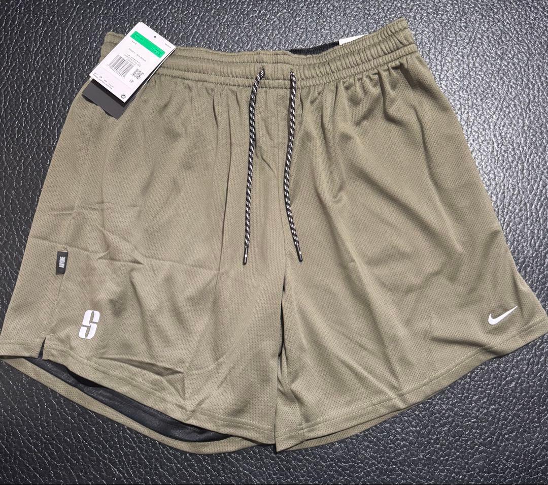 新品‼︎Nike サブリナ　バスパン XLサイズ リバーシブル　黒×オリーブカラー