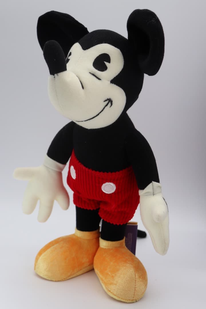 75周年ミッキーマウス ぬいぐるみ 約34cm レアアイテム