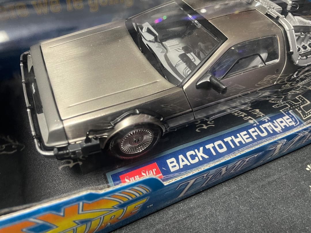 バックトゥザフューチャー パート２ 1/18 デロリアン BTTF サンスター製