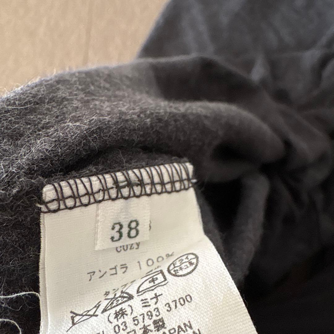 ミナペルホネン　ワンピース　グレー