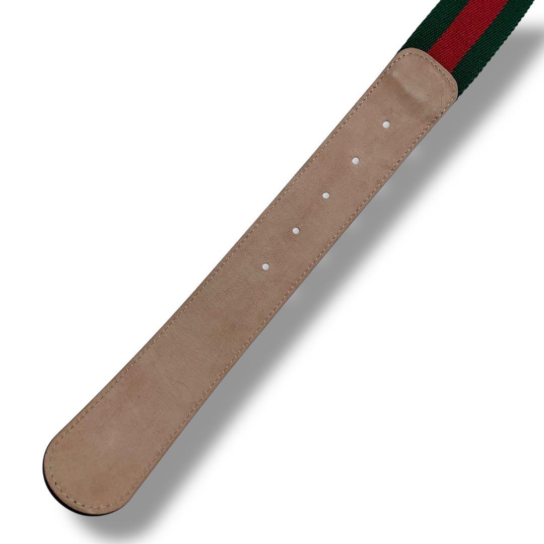 美品✨グッチ マーモントGG インターロッキング ウェブライン シェリー ベルト