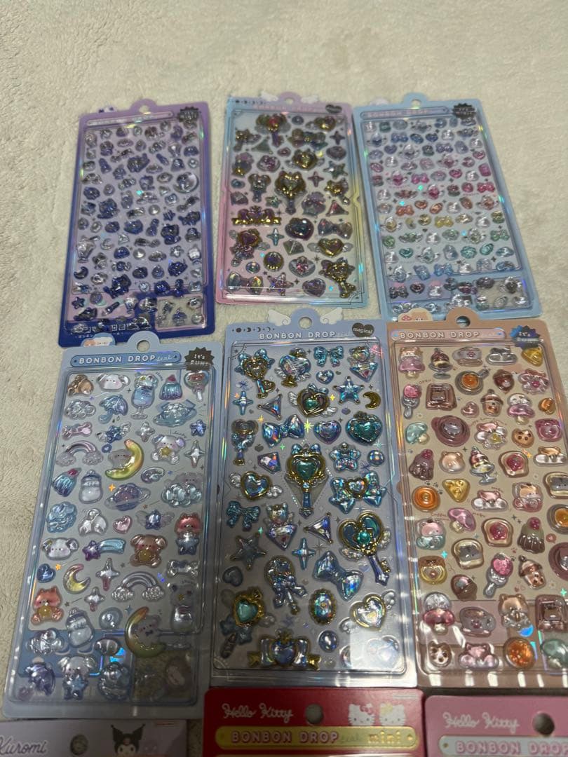 ボンボンドロップシール　9枚セット