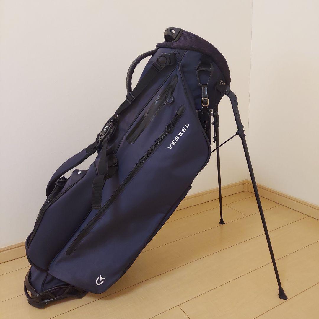 Vessel ベゼル キャディバック 軽量 スタンド ★未使用ネームプレート付