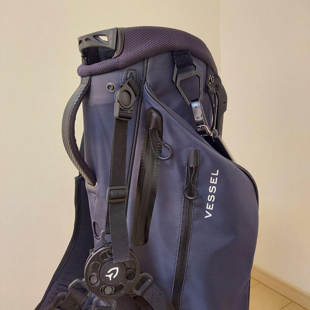 Vessel ベゼル キャディバック 軽量 スタンド ★未使用ネームプレート付