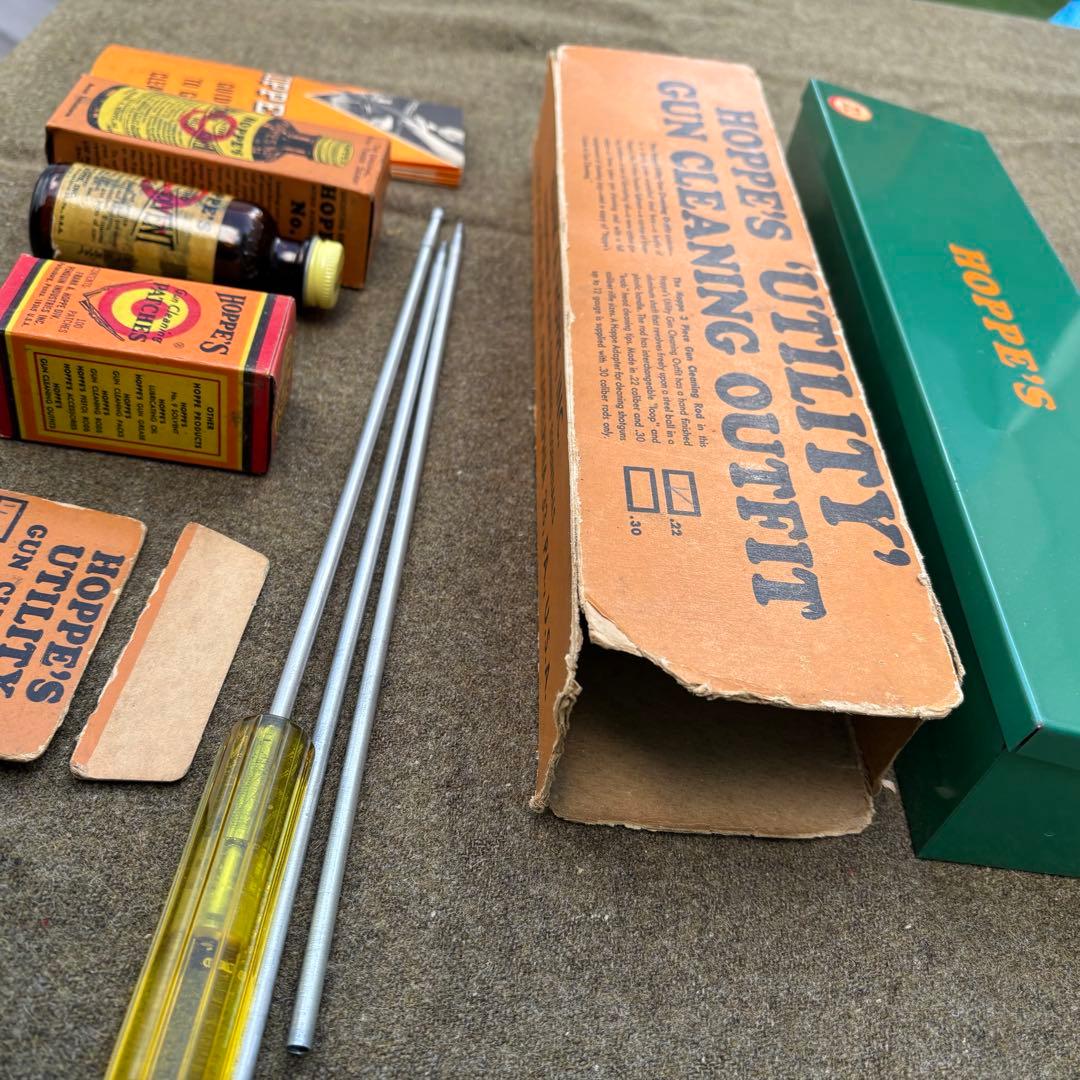 USA VINTAGE HOPPE'S GUN クリーニングセット メタルケース