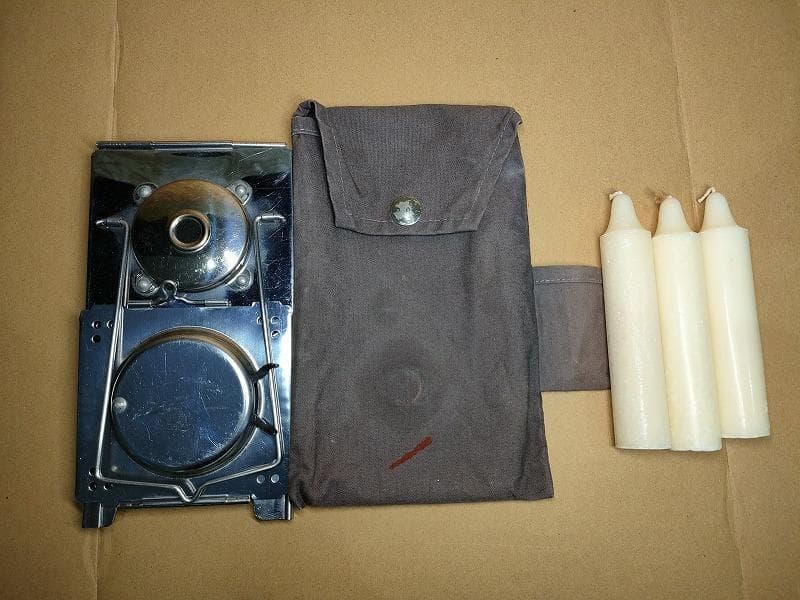 【値下げ中】ヴィンテージ品 極美品 スイス軍フォールディングキャンドルランタン