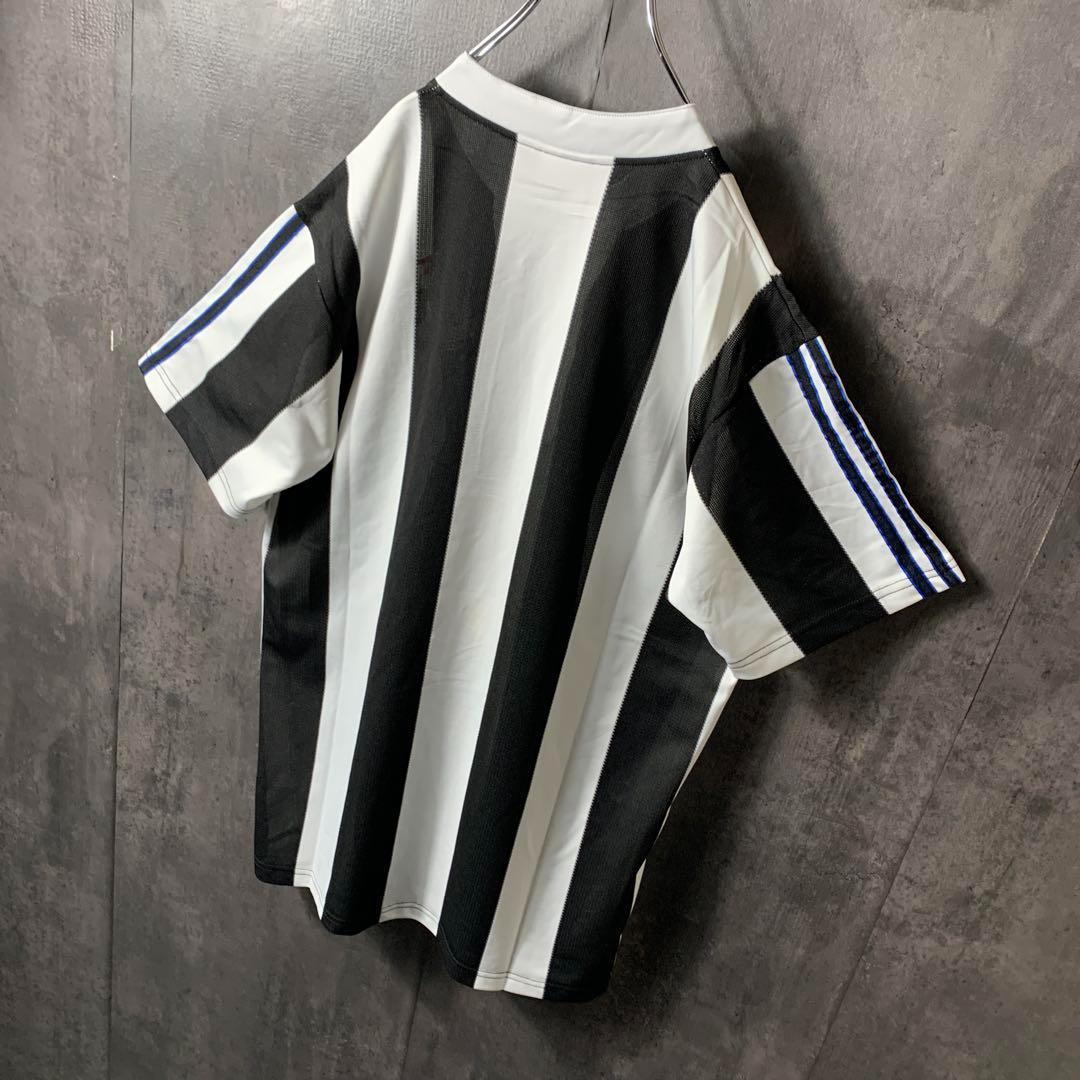 【★ニューカッスル】 アディダス メンズ サッカー レトロ ユニフォーム 2XL