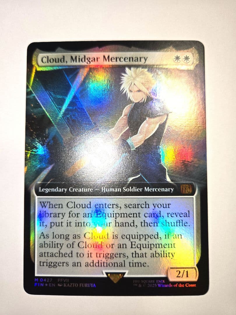 豪華4枚セット【新品未使用品】クラウド　ティファ　セフィロス　拡張FOIL　英語