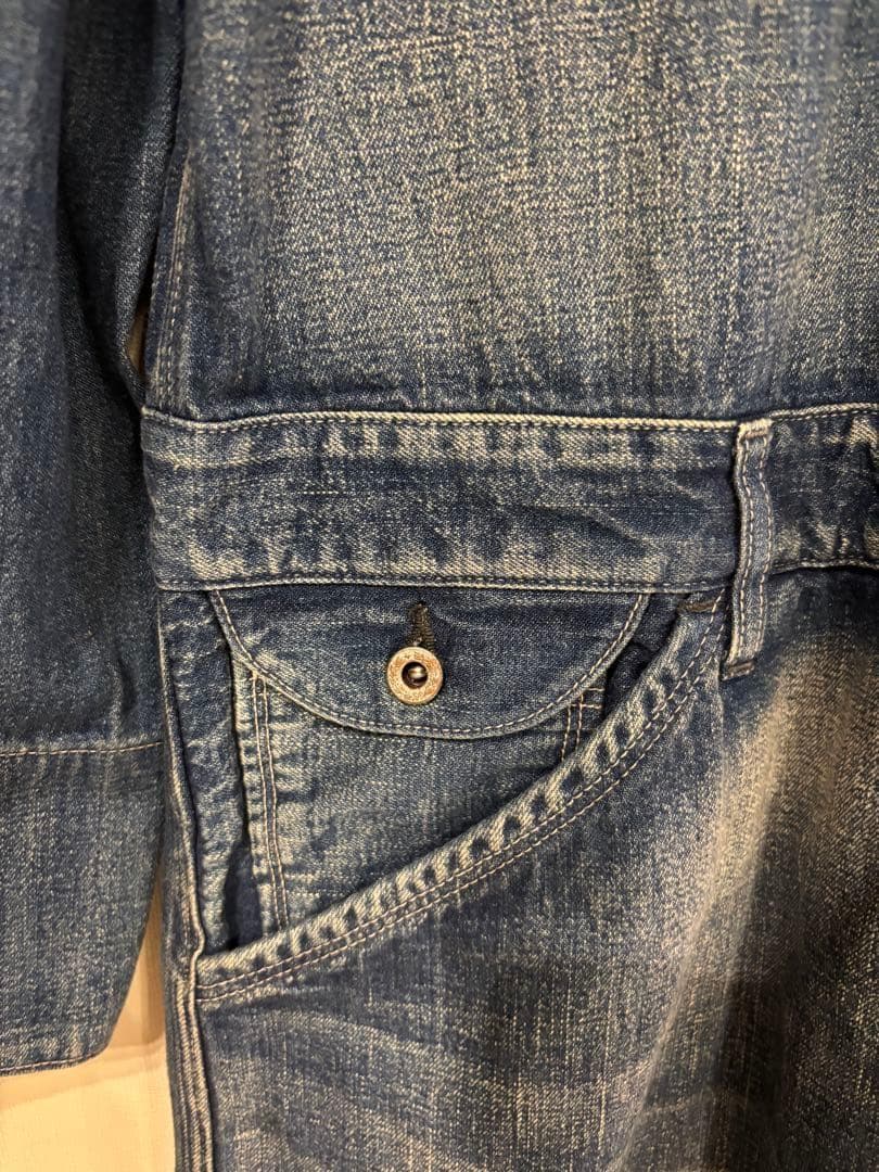 ジョンブル　ライトオンスデニム エンジニア オーバーオール オールインワン