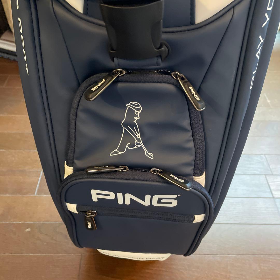 PING ゴルフバッグ ネイビー