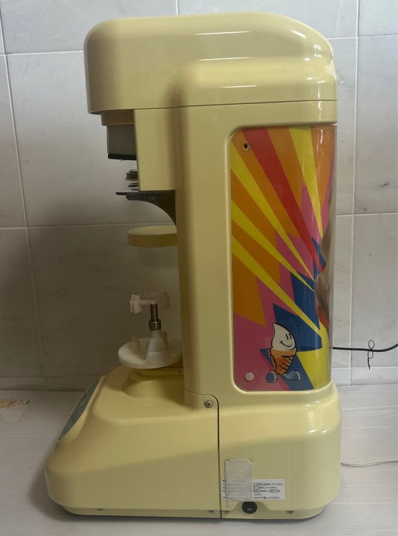 廃盤品レア動作確認済みソフトアイスクリームディスペンサー業務用重機お店舗コンビニ