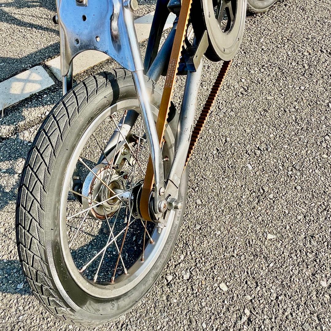 ブリジストン初代ワンタッチピクニカ14インチベルト(シート固着股下９０cm)