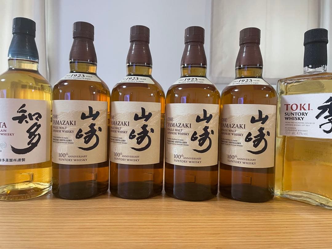 山崎700ml 4本 ➕知多700ml ➕季700ml