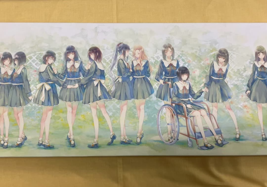 ジークレ版画「harmonie」 ( Innocent Grey Flowers