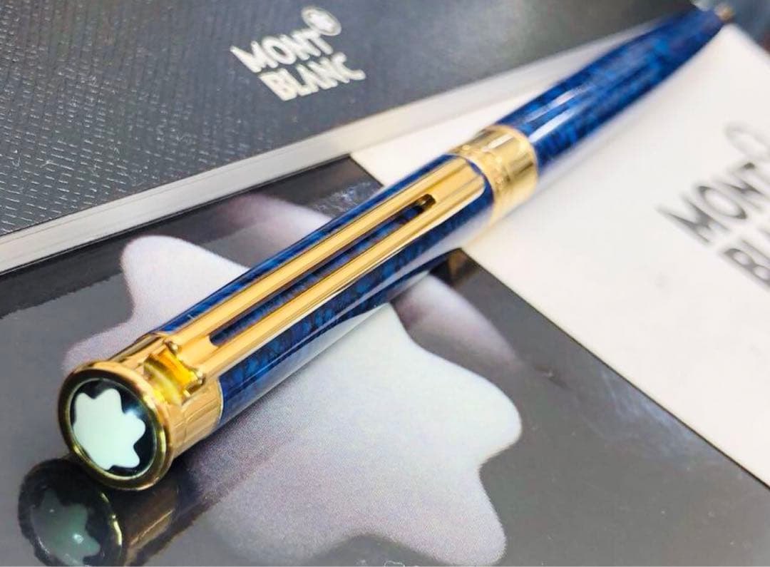 モンブラン　幸運・金運を呼び寄せる！入手困難な逸品のラピスデザイン特別なノブレス