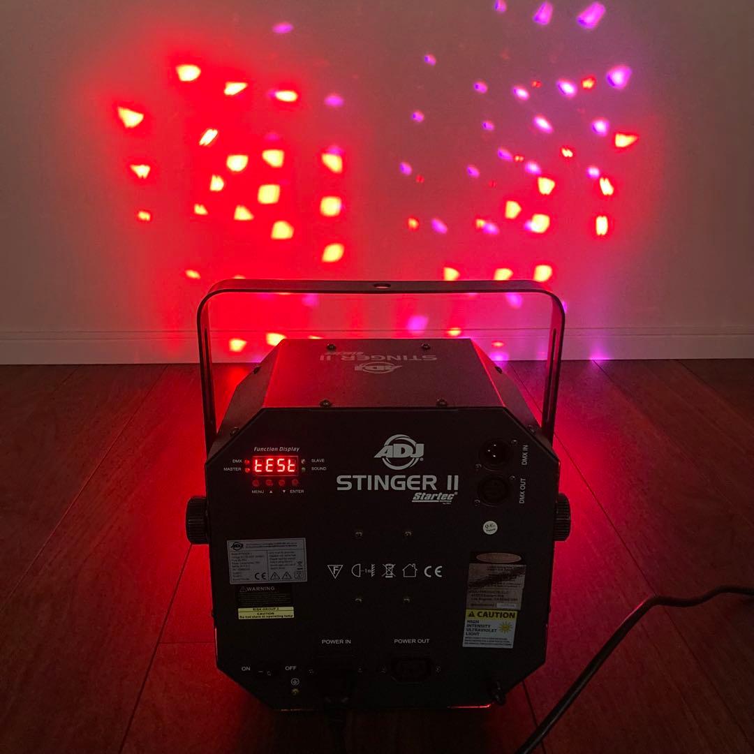 ◎状態良好 AMERICAN DJ STINGERII ムーンフラワーエフェクト