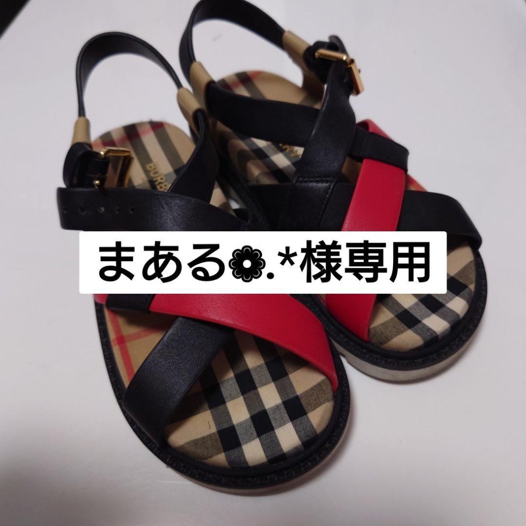 BURBERRY ストラップサンダル 18.5cm