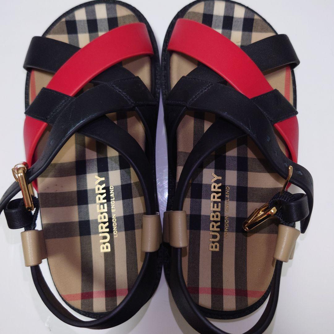 BURBERRY ストラップサンダル 18.5cm