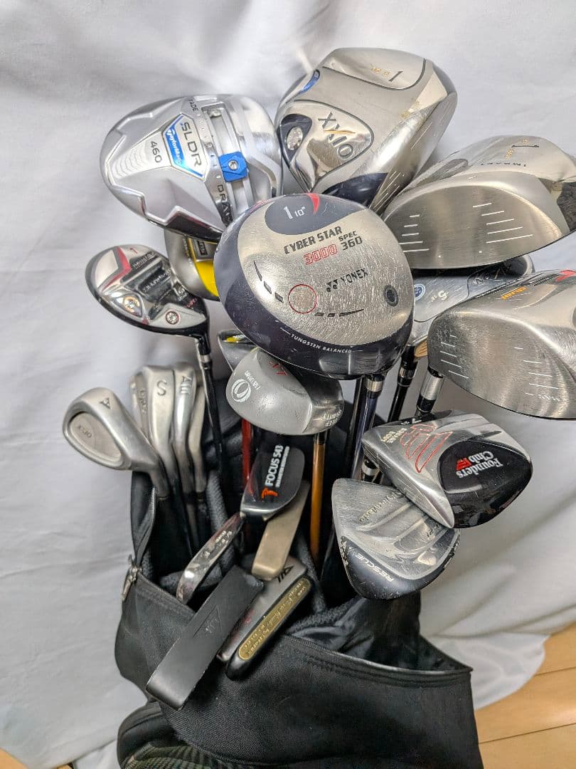 森*貴様 ゴルフクラブ メンズ セット XXIO 他 まとめ売り23本　キャディ