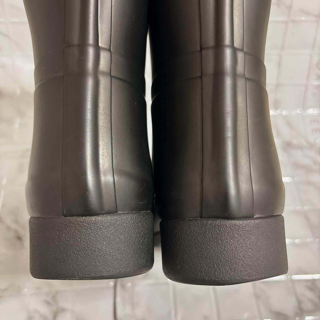 HUNTER ハンター　レインブーツ　23cm 黒　ブラック　ショート