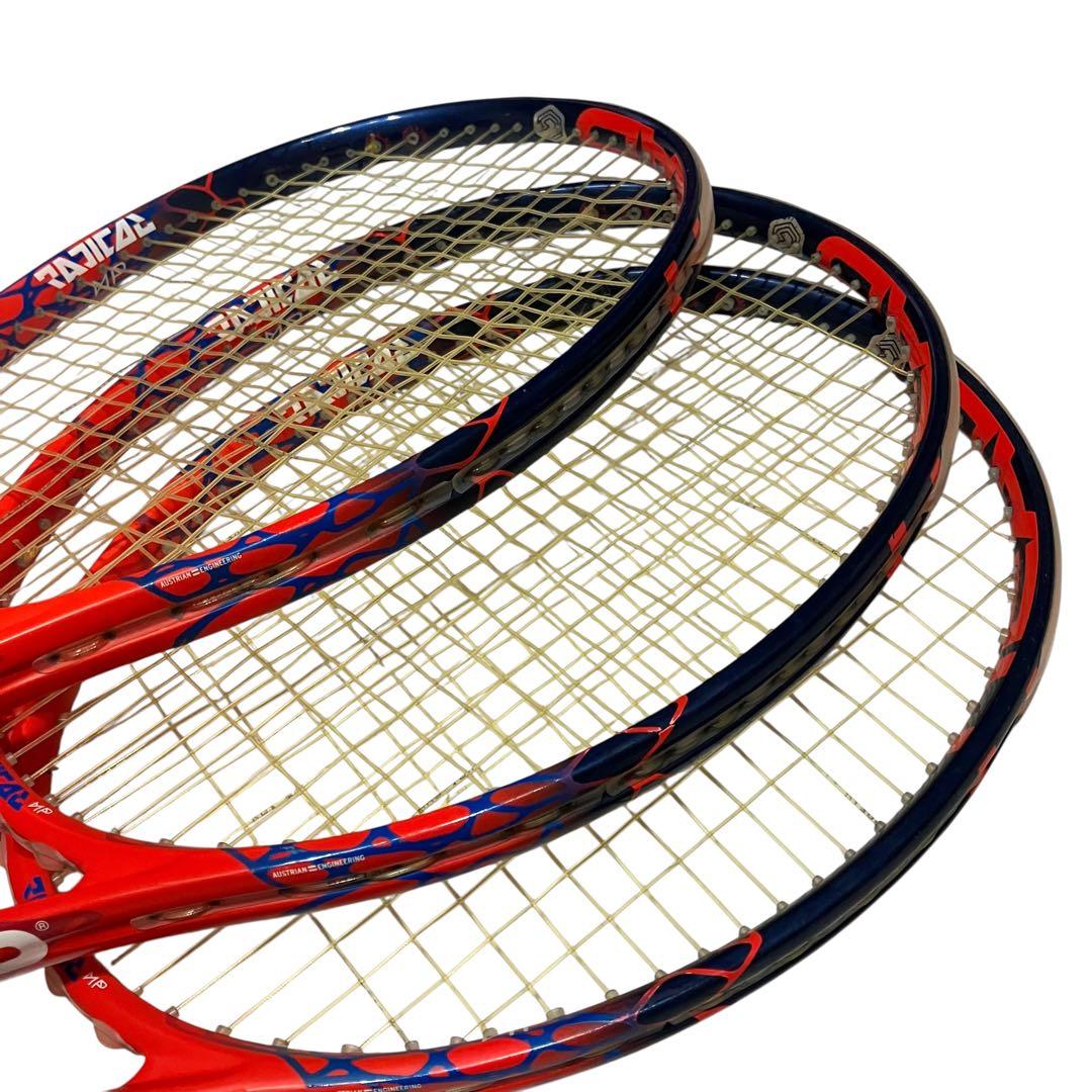 3本セット HEAD Radical MP G2 硬式テニスラケット　2018年