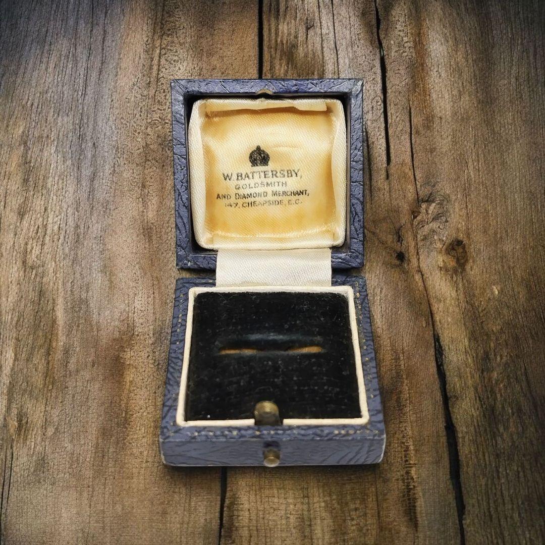 レア　英国アンティーク　W Battersby リングケース イギリス