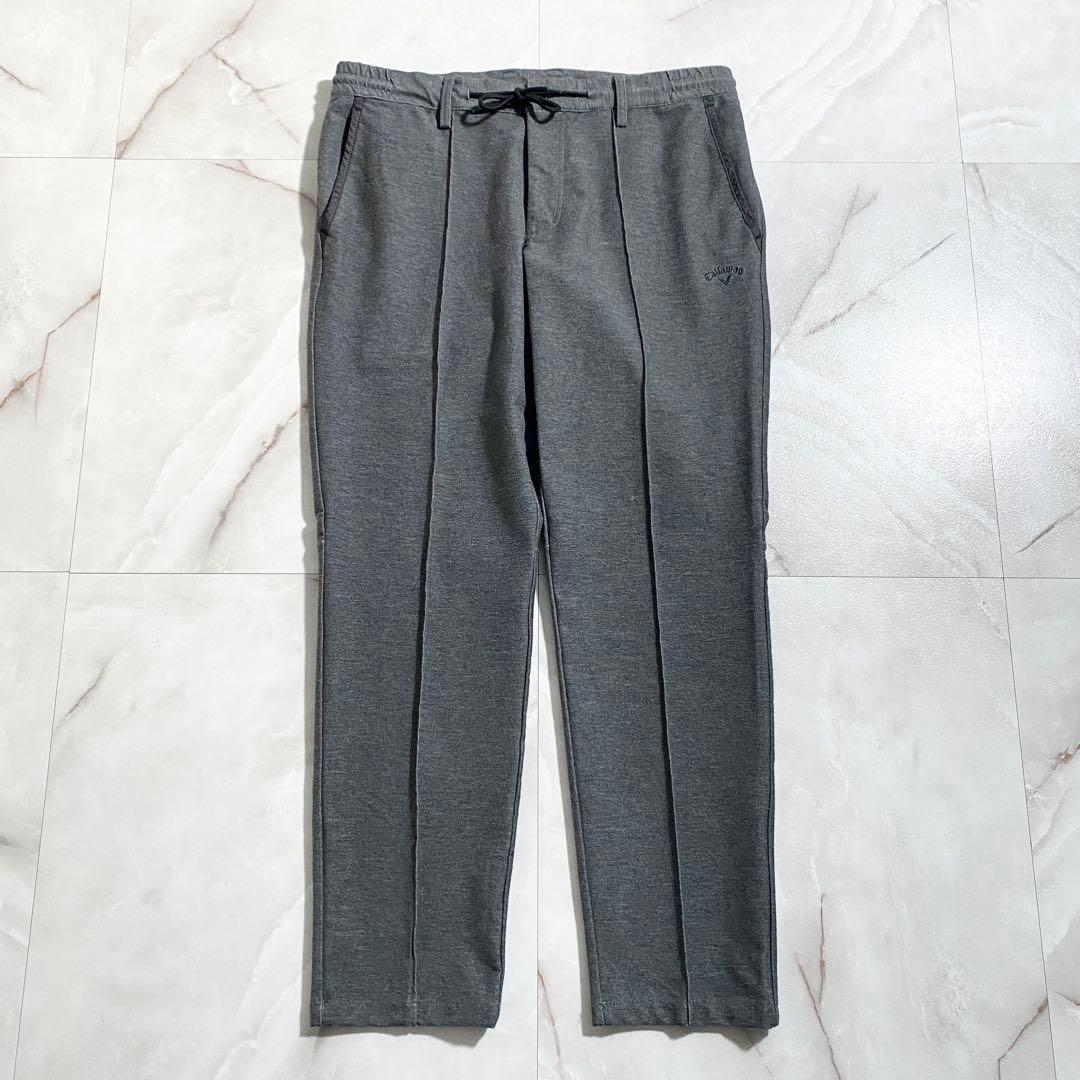 A18643 美品 キャロウェイ 24AW 8ストレッチロングパンツ LL