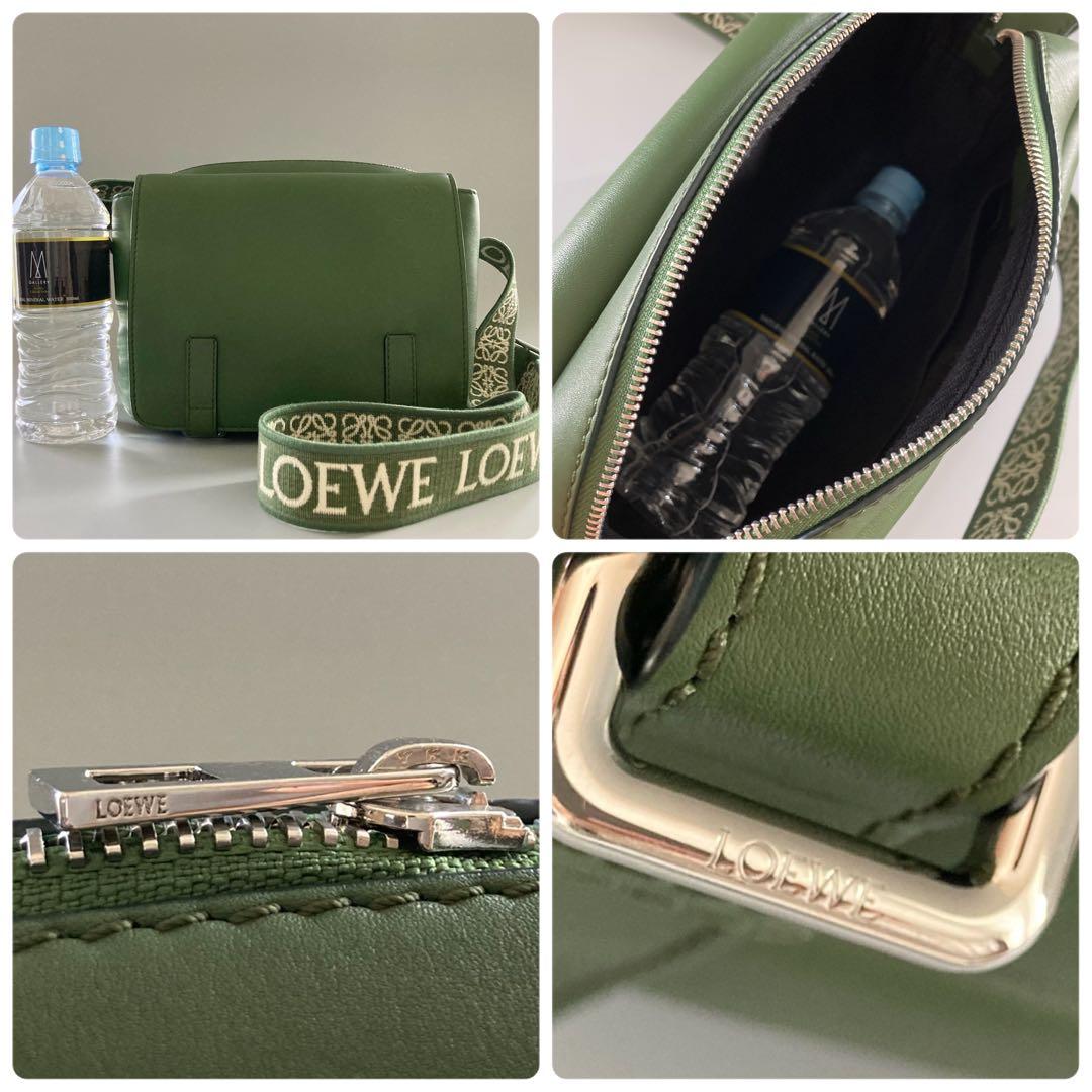 美品 LOEWE ロエベ ミリタリー メッセンジャーバッグ ショルダーバッグ