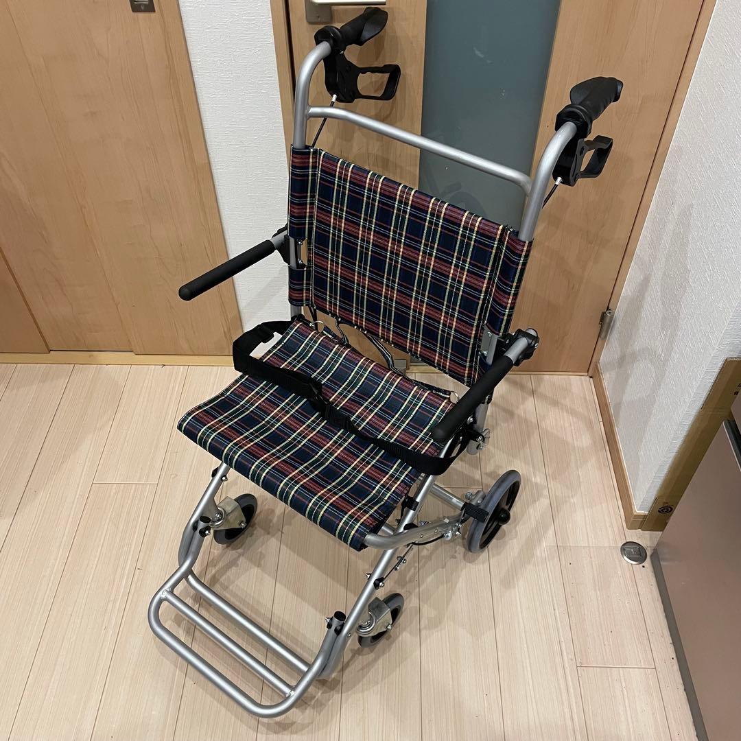 Nice way 簡易式車椅子 NW-9001L 折りたたみ コンパクト