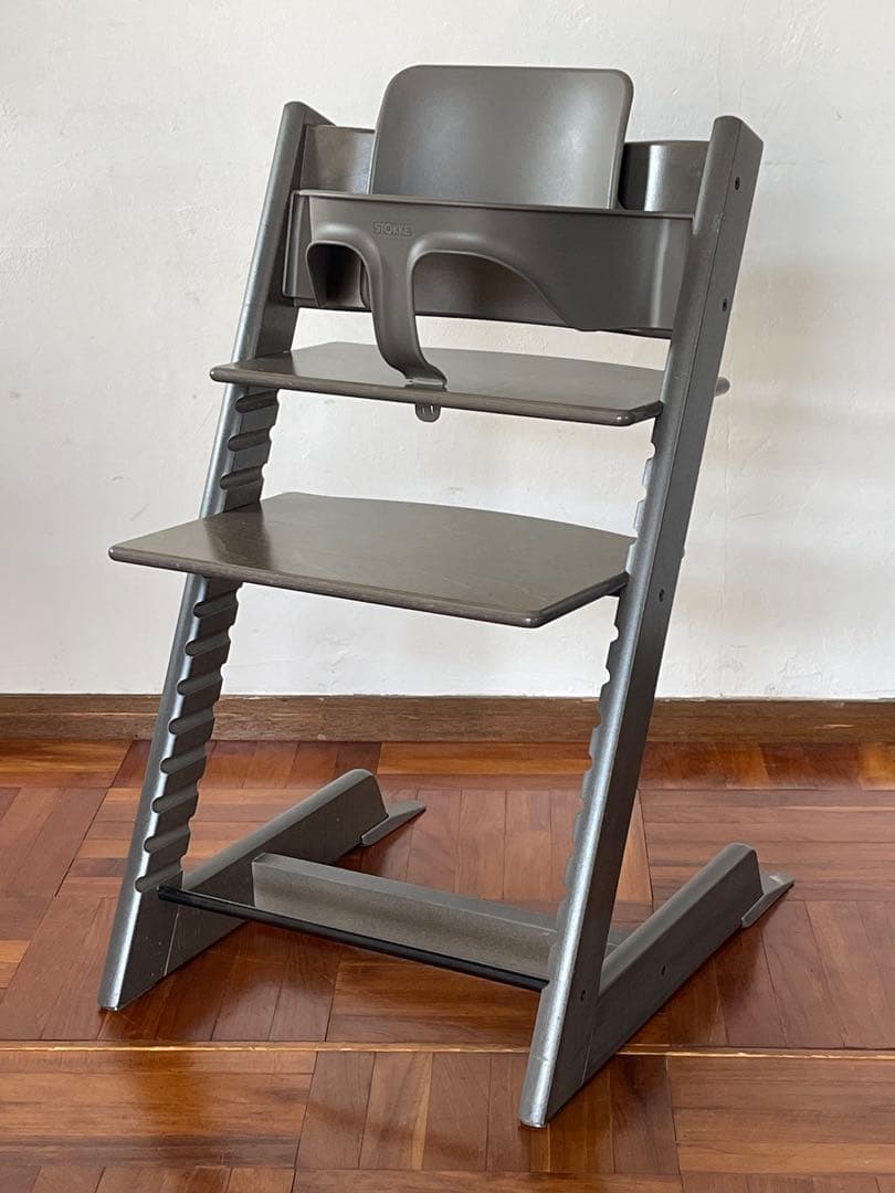 ストッケ トリップトラップ ヘイジーグレー V3 ベビーガード セット 2