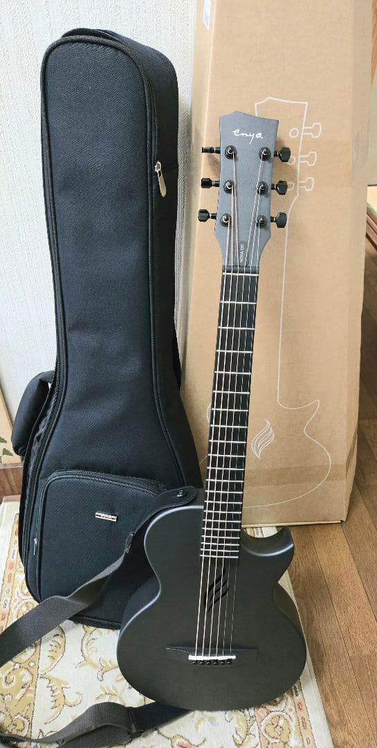 アコースティックギターENYA NOVA GO/BK ギターケース付き